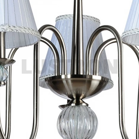 Подвесная люстра IDLamp Rose 826/5-Whitechrome