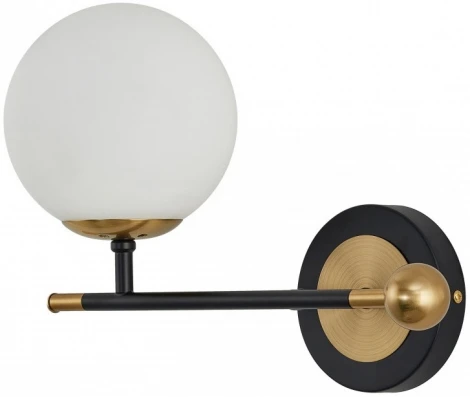 Бра Arte Milano Neapolis-72708 272808/1B BK/GD (220V, шар)