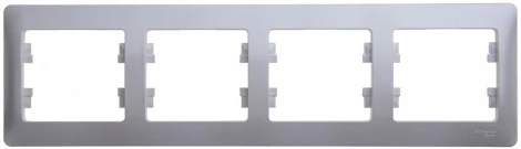 Рамка на 4 поста (перламутровый) Systeme Electric Glossa GSL000604
