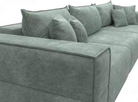 Диван прямой Лига-058 НПБ Лонг Лига Диванов (Велюр) арт.129404