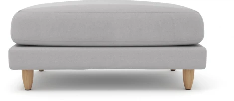 Банкетка Arsko Корс 2 светло-серый велюр