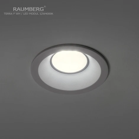 Встраиваемый светильник Raumberg Terra F TerraF\Wh\12W4000K White Led 12w 4000K