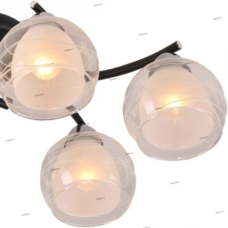 IDLamp Nerina 845/6PF-Blackchrome