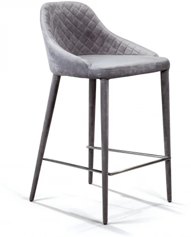 Стул полубарный Douglas, бархат серый Top Concept DOUGLAS 2000000000282