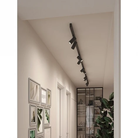 Трековая система в сборе магнитная накладная 48V 120W Hesby Lighting ElDeko HSBL_kompl_E003_NI4B4K