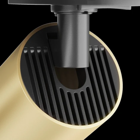 Трековый светильник Focus Unity GU10 10Вт (однофазный) Maytoni Technical TR020-1-U-GU10-BMG (220V, круглые)