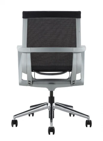 Офисное кресло PROV LB черная сетка, алюминиевый каркас