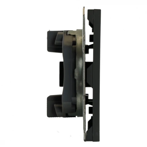 Розетка HDMI (черный уголь, soft touch) Stekker Эмили 50171