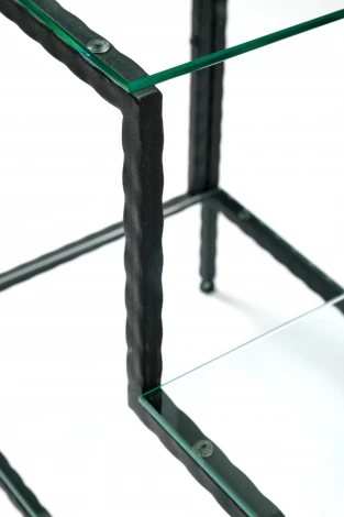 Консольный стол AllConsoles 1013-CB loft clear черный муар
