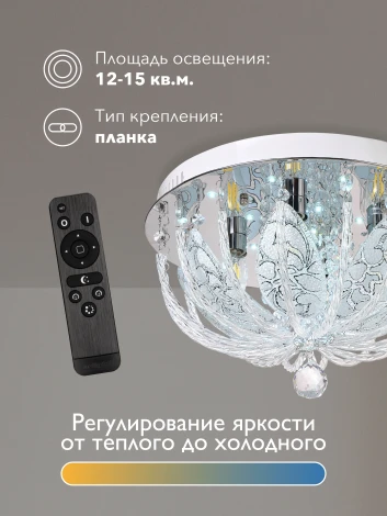 Потолочная люстра Мелодия Света SL1M 000027607