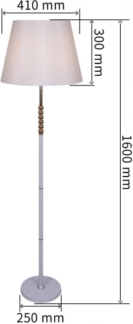 Торшер Reluce 02053-0.6-01 BK-CR (220V)