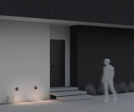 Подсветка для лестниц Maytoni Mane O046SL-L3B3K (LED, 220V, круглые, IP54)