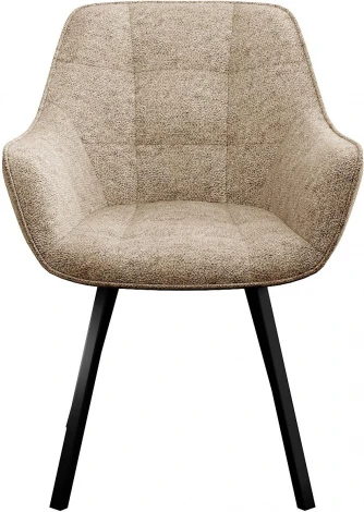 Стул DikLine 252 М поворотный, NS04 CREAM, ножки черные арт.00-00073385