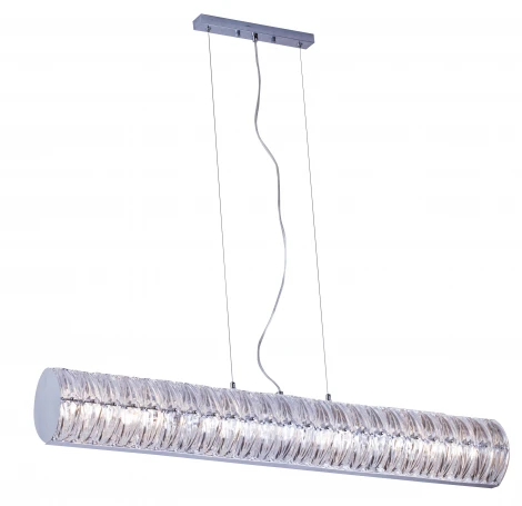 Подвесной светильник Lucia Tucci Rumba 1053.6 chrome (220V, хрусталь, на тросе)
