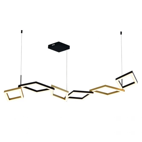 Подвесной светильник светодиодный с пультом (Ночной режим, С таймером) Indigo Anello V000214L (14034/B/6P Black)