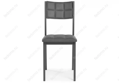 Стул Woodville на металлокаркасе Бекал темно-серый / графит 469979