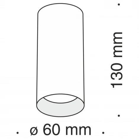 Накладной потолочный светильник Focus GU10 1x50Вт Maytoni Technical C010CL-01W (220V)