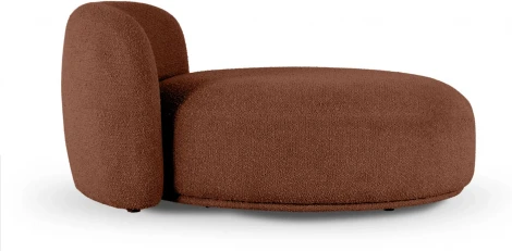 Кушетка Fabro ОГОГО (арт.863648), (Ткань,Букле/Терракотовый)