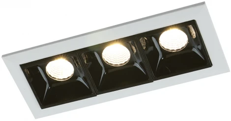 Светодиодный встраиваемый линейный светильник Arte Lamp Grill A3153PL-3BK (220V)