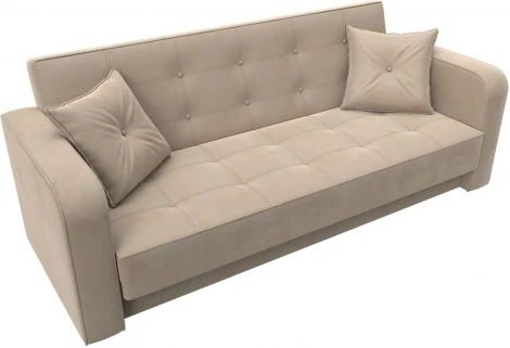 Диван-книжка Тур (Бежевый/Велюр) Лига Диванов арт.121774