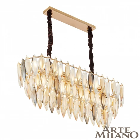 Подвесная люстра Arte Milano 99486.W900.L350.H380.E14.12 G (220V, на цепи)