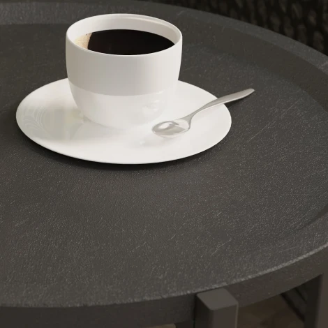 Стол журнальный Бьерн черный лофт/черный от фабрики Mebelik