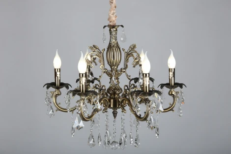 Подвесная люстра Omnilux Catanzaro OML-30813-06 (220V, подвески, на цепи)