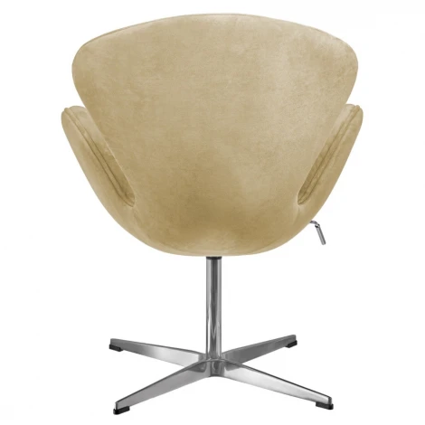 Кресло SWAN STYLE CHAIR карамельный, искусственная замша Bradex Home арт.FR 1045