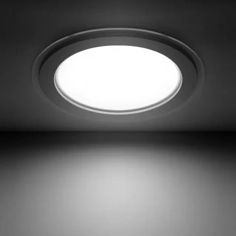 Точечный встраиваемый светильник Gauss Glass 947111218 (LED, 220V, круглые)