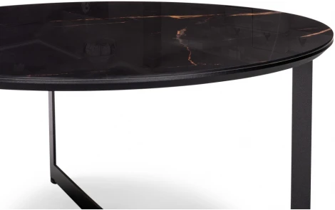 Журнальный столик Woodville Роб D-700 обсидиан / черный 553552