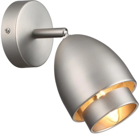 Спот Lumion Avrora 8000/1W никель/никель металл/металл Е14 40W 220V