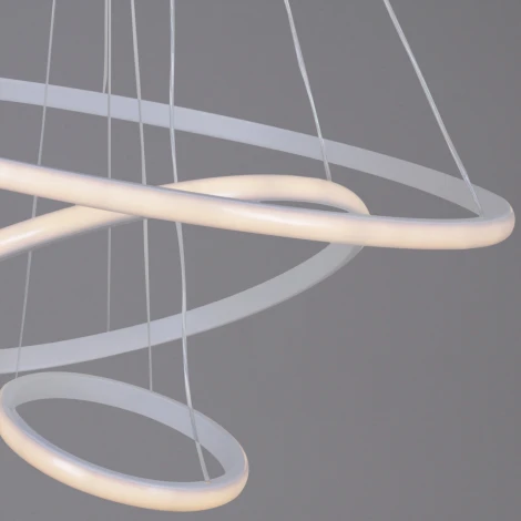 Подвесной светильник светодиодный с регулировкой цветовой температуры Reluce 99001-0.9-03D WH (220V, на тросе)