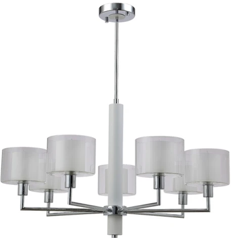Потолочная люстра на штанге Crystal Lux Maestro SP-PL7 CHROME (220V)
