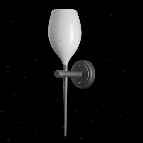 Бра Lightstar Meta D'uovo, 1 плафон, черный,