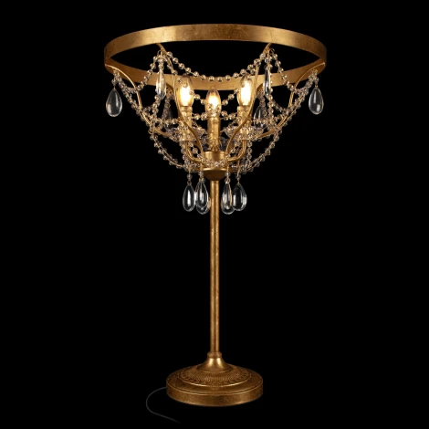 Настольная лампа со стеклянными подвесками в форме подсвечника Loft It Foil 10430T