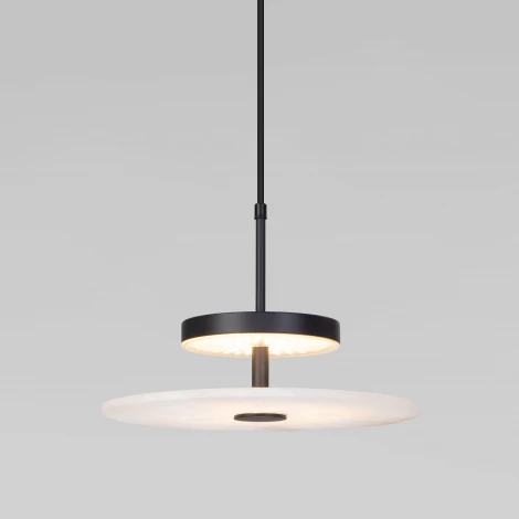 Подвесной светильник черный Eurosvet Thasos 40342 LED (220V, на проводе, круглые)