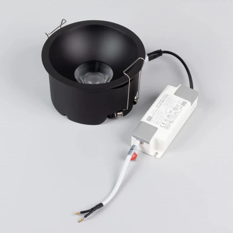 Встраиваемый точечный светильник MS-HARBOR-R123-20W Day4000 (BK, 24 deg, 230V) (Arlight, IP20 Металл) 050183 (LED)