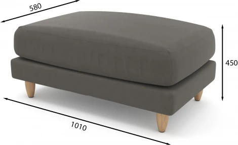 Банкетка Arsko Корс 2 каменный велюр