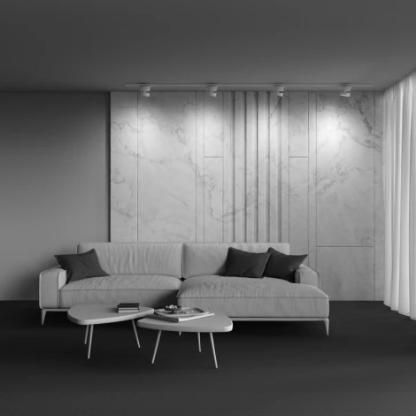 Трековый светильник однофазный 18W 220V Maytoni Onda TR007-1-18W4K-W-1 (LED, круглые)