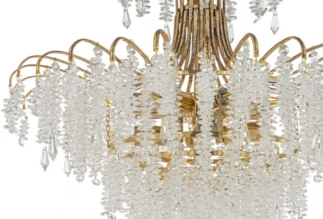 Подвесная люстра Arti Lampadari Erli E 1.5.60.105 GB (220V, хрусталь, на цепи)