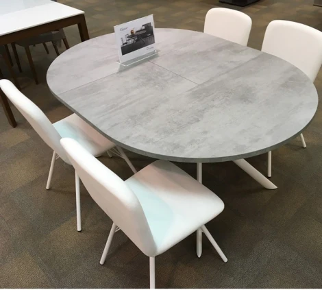 Обеденный стул M-City EMMA CB/1662-SK mt.P94 Matt Optic white/ S92 Skuba Optic White