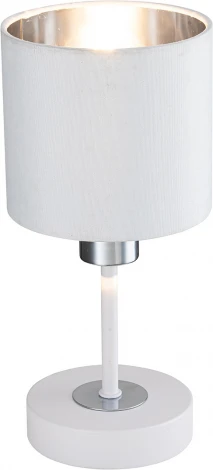 Настольная лампа Escada Denver 1109/1 E14*40W White/Silver (220V, круглые)