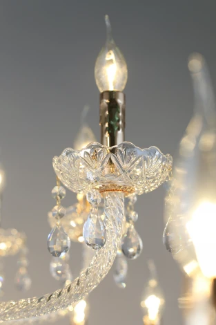 Подвесная большая люстра Aployt Halina APL.811.03.42 (220V, на цепи, свеча)