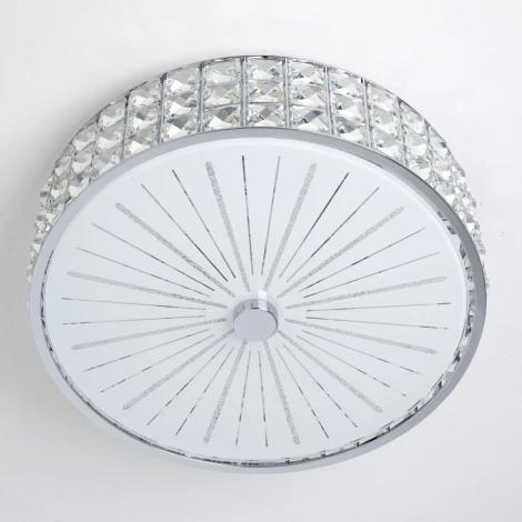 Потолочный светильник круглый Citilux Портал CL324131 (220V, хрусталь K9, звезды)