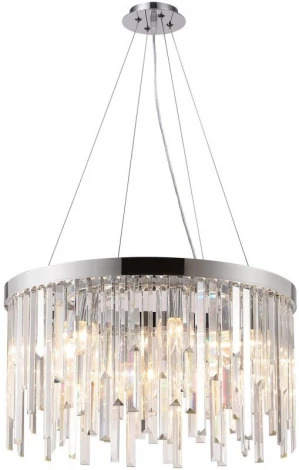 Подвесная люстра Stilfort Venecia 2113/09/08P (220V, хрусталь, на тросе, круглые)