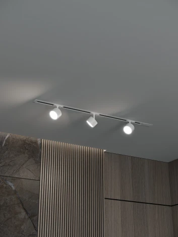 Трековая система в сборе однофазная встраиваемая 220V 30W Hesby Lighting Skylite №13 HSBL_kompl_S013_VI1W3K