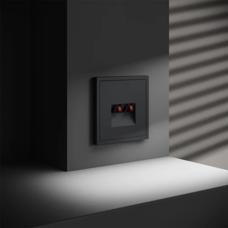 Акустическая розетка (графит) Voltum S70 VLS060307