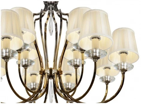 Подвесная люстра iLamp Charm P2508-8+4 nic (220V, на цепи)