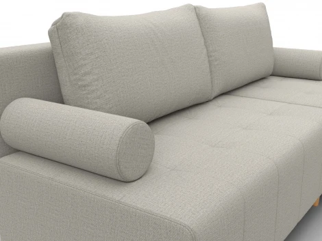 Диван угловой Лига-102 угол универсальный (ДСП,Брус,Фанера,Рогожка/Бежевый) Лига Диванов 134795