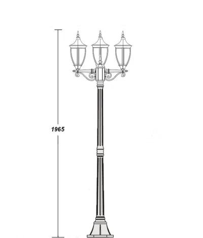 Наземный фонарь Oasis Light Coventry 91508 B